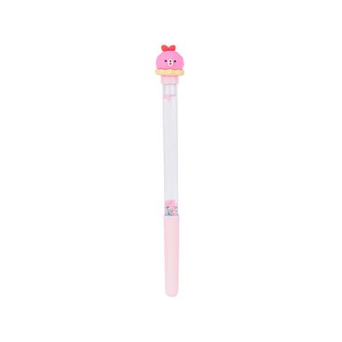 Esfero de Gel con Purpurina de la Serie Sweet Bunny Rosa Mini Family