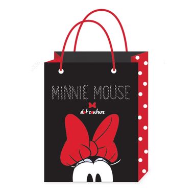 Bolsa de Regalo Mediana Minnie Disney Rojo