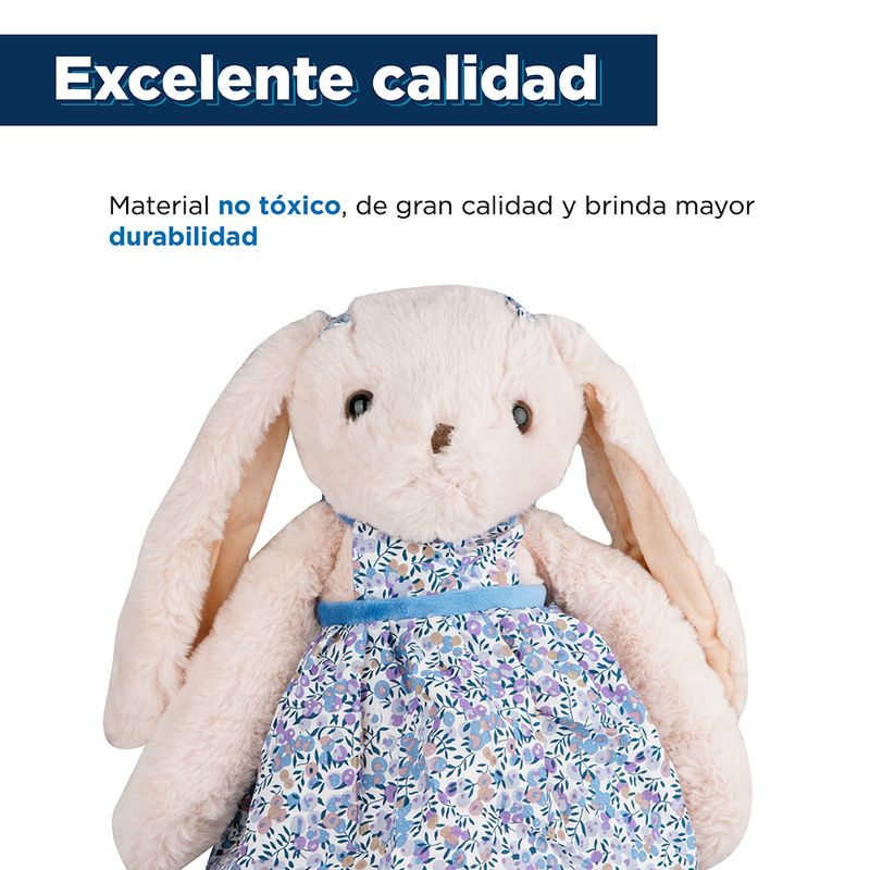 Peluche de Conejo con Vestido