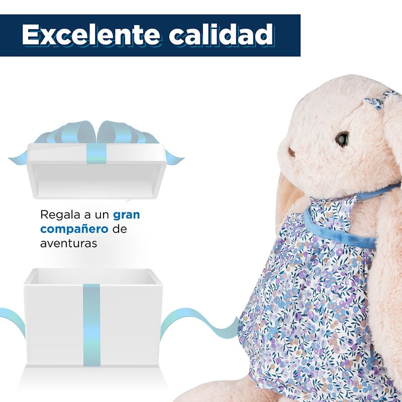 Peluche de Conejo con Vestido