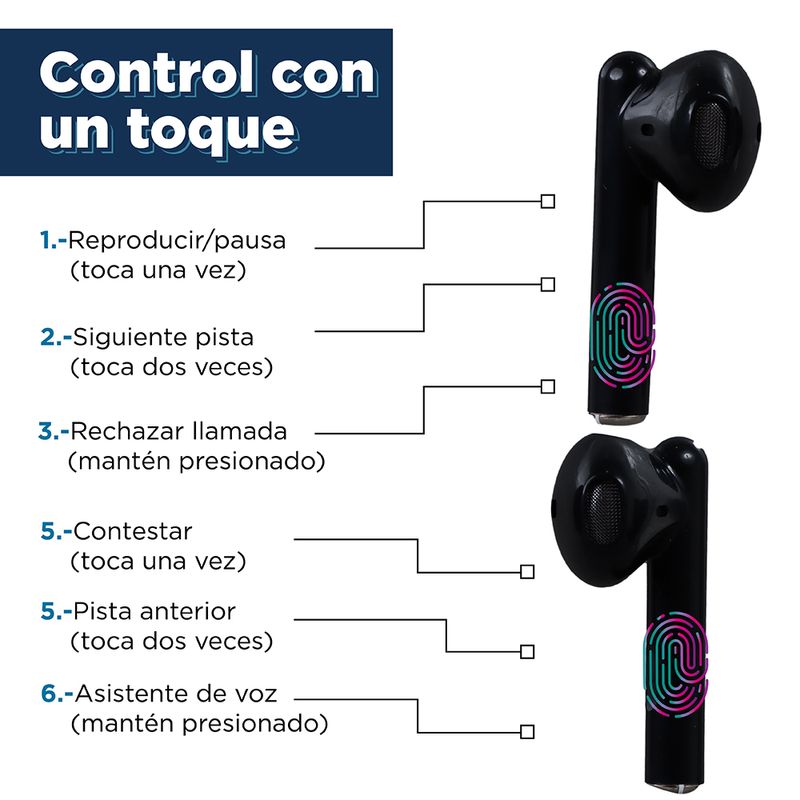 Auriculares-Inalambricos-Macaron-Modelo-S88-Negro-Miniso-4-18013