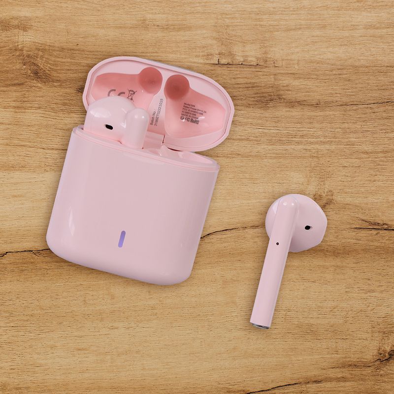 Auriculares Inalámbricos Bluetooth Inpods 12 Macaron Rosas con