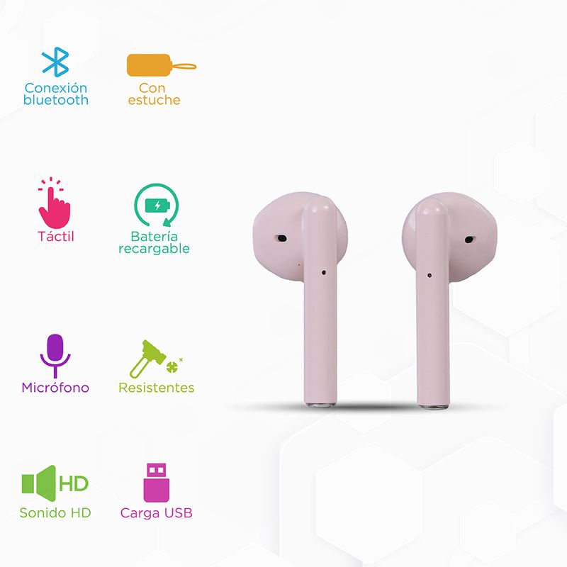 Auriculares-Inalambricos-Macaron-Modelo-S88-Rosa-Miniso-3-18014