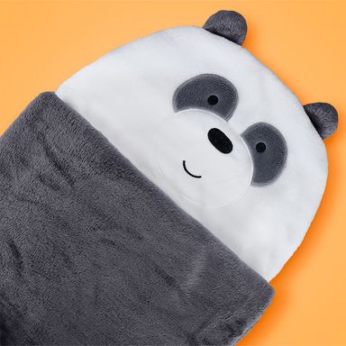 Cobija con Gorro Serie We Bare Bears Panda