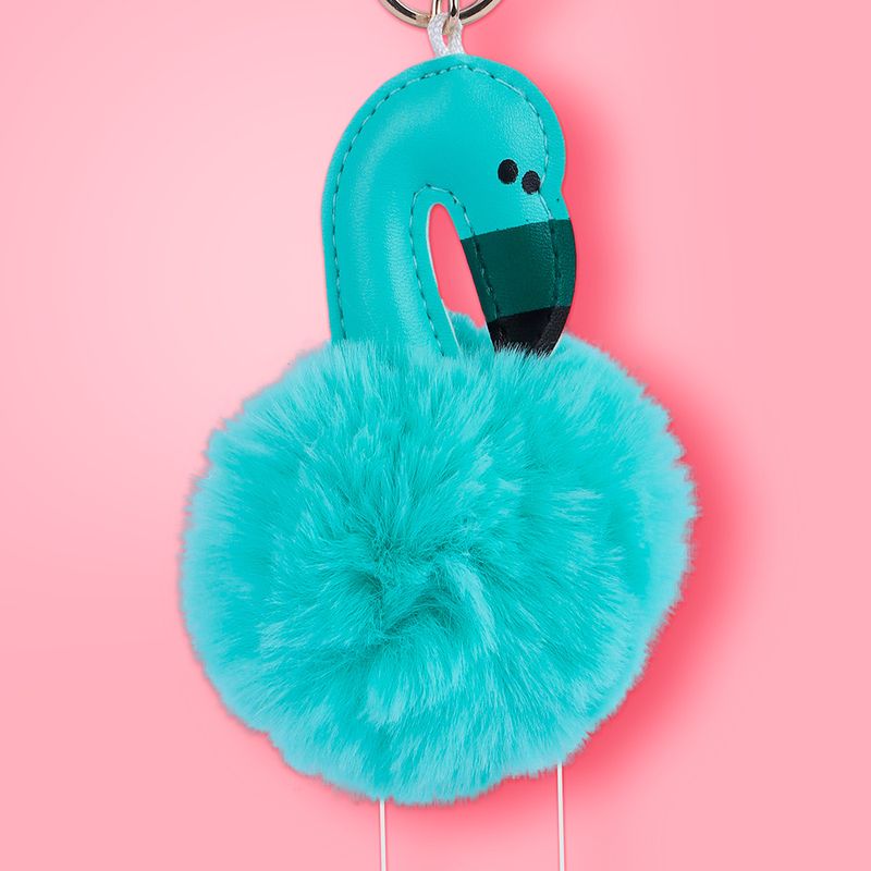 Llavero-con-Pompon-de-la-Serie-Verde-Menta-Miniso-3-18212