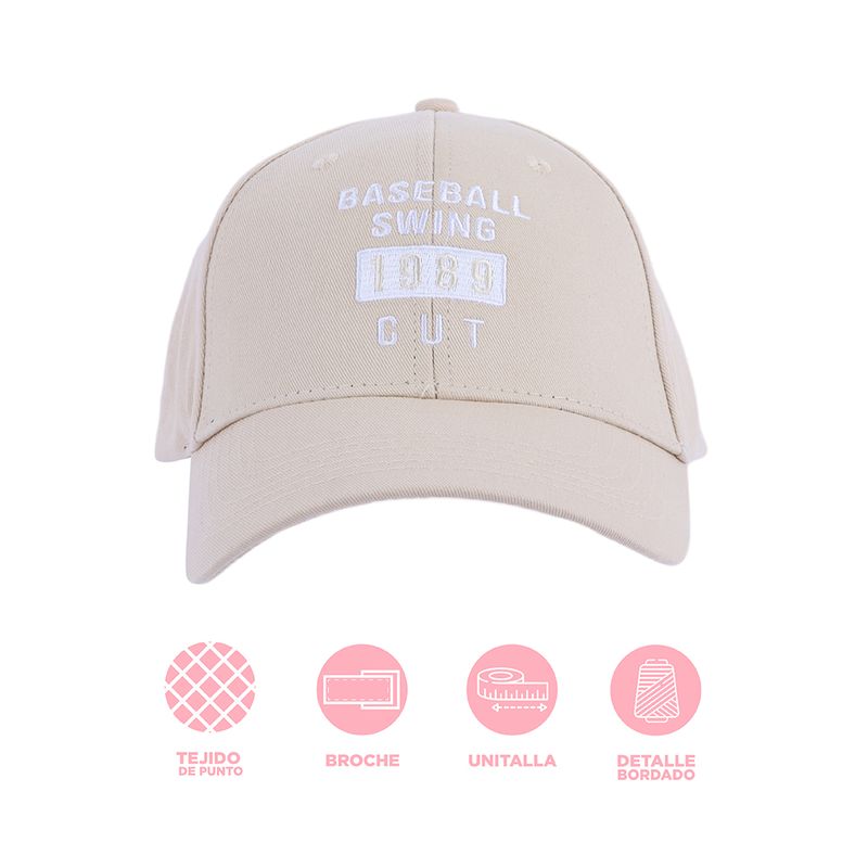 Gorra-de-Beisbol-Miniso-Serie-1989-Khaki-3-18071