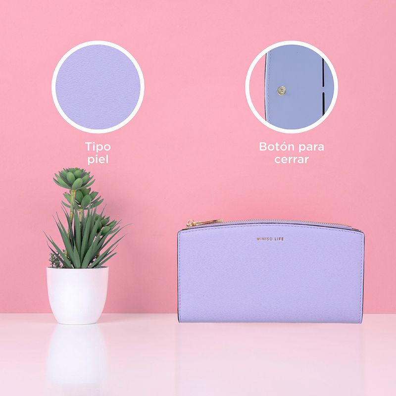 Cartera-para-Mujer-Miniso-Dise-o-de-Arco-Lila-6-18227