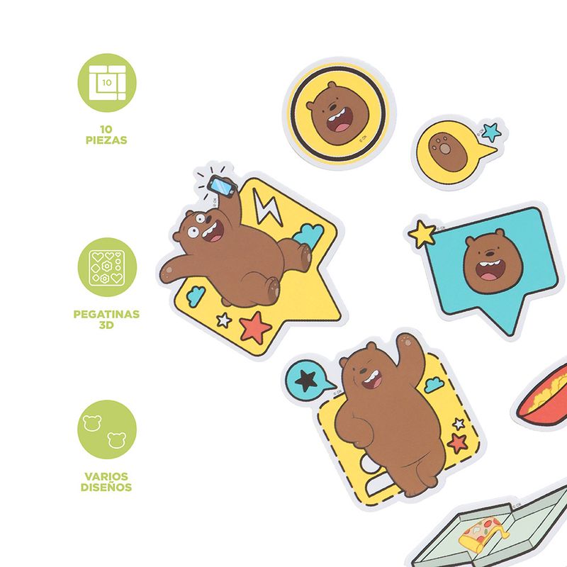 Stickers-Eva-3D-Colecci-n-Osos-Escandalosos-Oso-Pardo-Wbb-4-18246