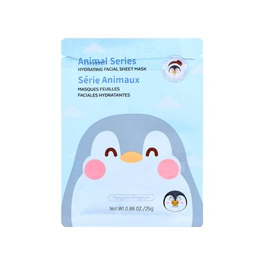 Mascarilla Facial Hidratante Animal Series de Pingüino