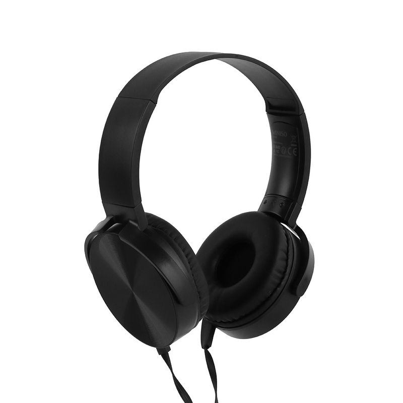 Audifonos De Diadema Inalambrico, Patterned Modelo Tm-053, Negro