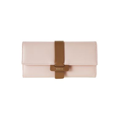 Billetera para Mujer larga Miniso Diseño de Hebilla Rosa