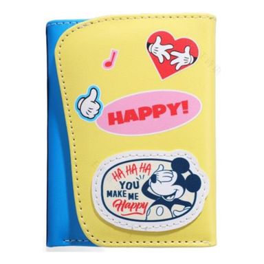 Billetera para Mujer de Colección Disney 100 Smile Faces Amarillo