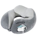 Almohada-de-Viaje-en-Forma-de-U-Colecci-n-Snoopy-Summer-Travel-Gris-1-18358