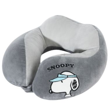 Almohada de Viaje en Forma de U Colección Snoopy Summer Travel Gris