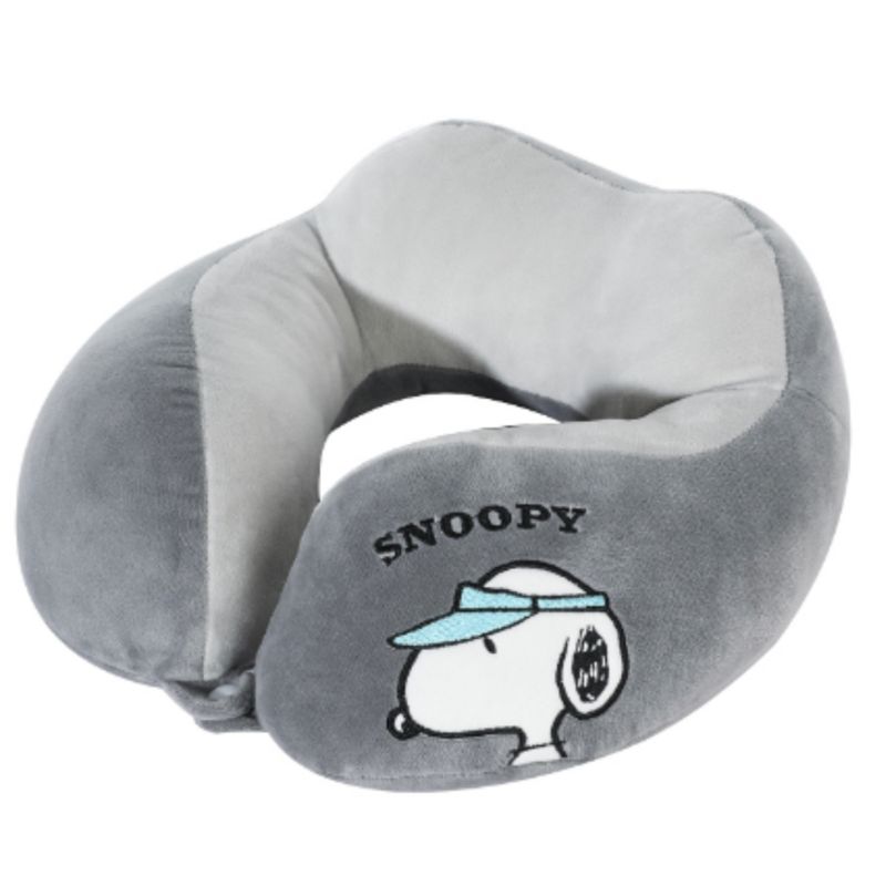 Almohada-de-Viaje-en-Forma-de-U-Colecci-n-Snoopy-Summer-Travel-Gris-1-18358