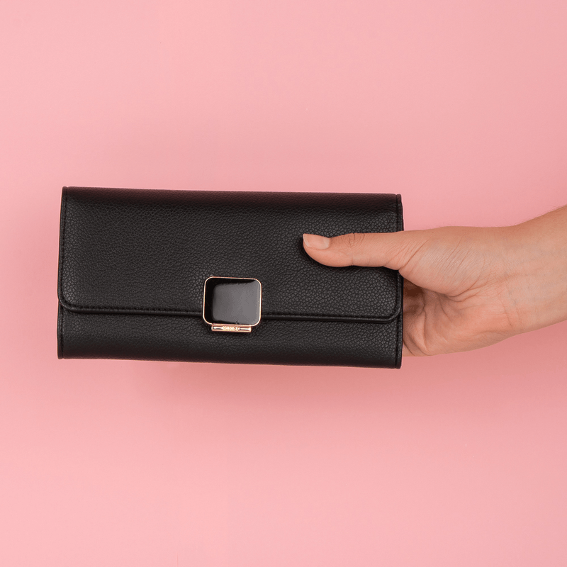 Billetera-para-Mujer-Miniso-Rectangular-con-Broche-Negro-2-18470