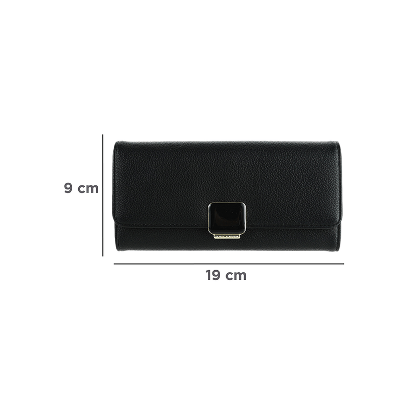 Billetera-para-Mujer-Miniso-Rectangular-con-Broche-Negro-8-18470