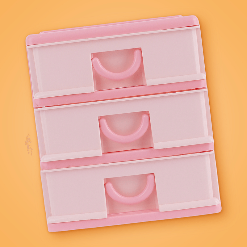 Organizador-de-Plastico-Bicolor-con-3-Cajones-Rosa-3-18471