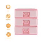 Organizador-de-Plastico-Bicolor-con-3-Cajones-Rosa-4-18471