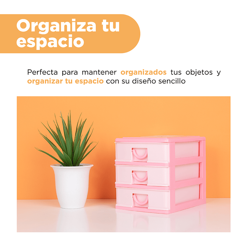 Organizador-de-Plastico-Bicolor-con-3-Cajones-Rosa-5-18471