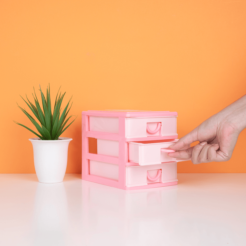 Organizador-de-Plastico-Bicolor-con-3-Cajones-Rosa-7-18471