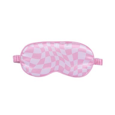 Antifaz para Dormir Miniso Cool Vibes Cuadros Rosa