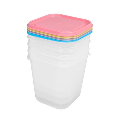 Contenedor de alimentos 1000 ml, Grande, Multicolor
