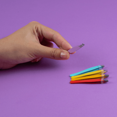 Kit de Minipinzas para Cejas 5 Pzas Serie Rainbow