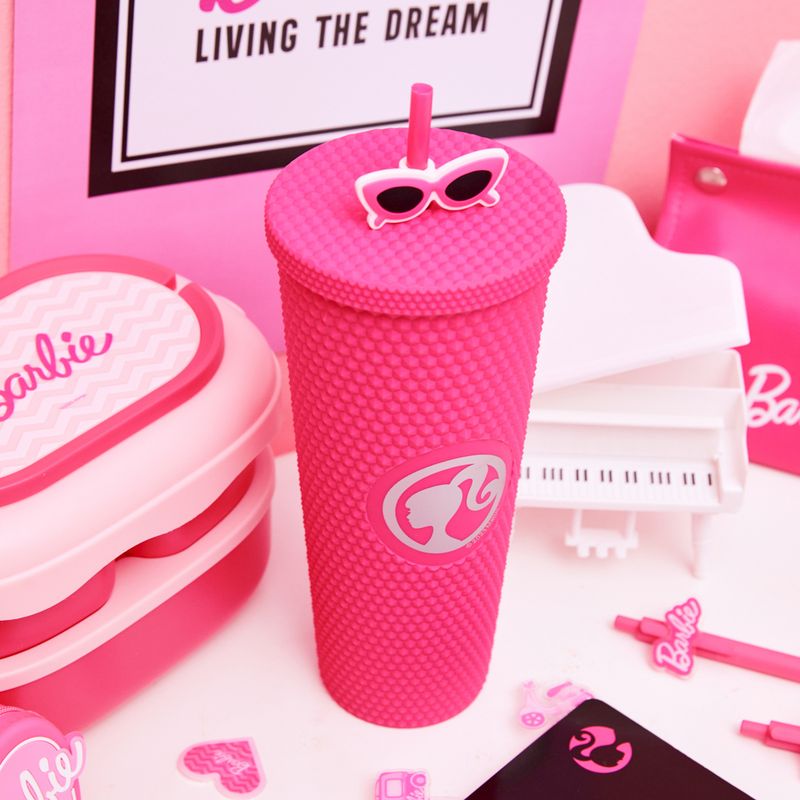 Vaso-de-Plastico-con-Pitillo-700-Ml-Rosa-Colecci-n-Barbie-2-18661