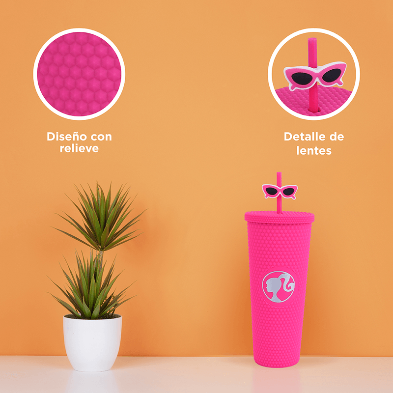 Vaso-de-Plastico-con-Pitillo-700-Ml-Rosa-Colecci-n-Barbie-6-18661