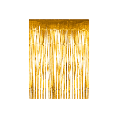 Cortina Decorativa Oro Miniso Articulos de Fiesta