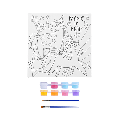 Kit de Pintura en Lienzo Serie Unicornio