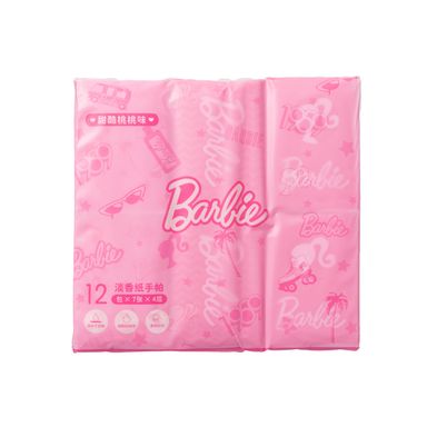 Pañuelos Desechables Perfumados Colección Barbie 12 Paquetes