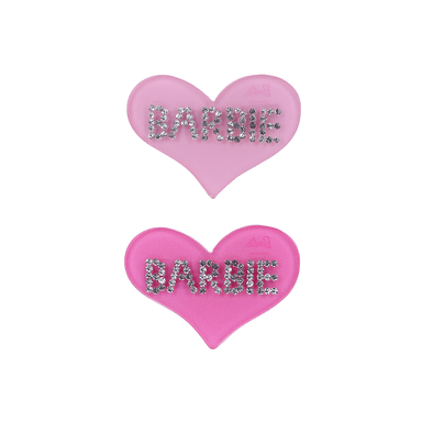 Set de Hebillas para el Cabello Corazón Colección Barbie 2 Pzas