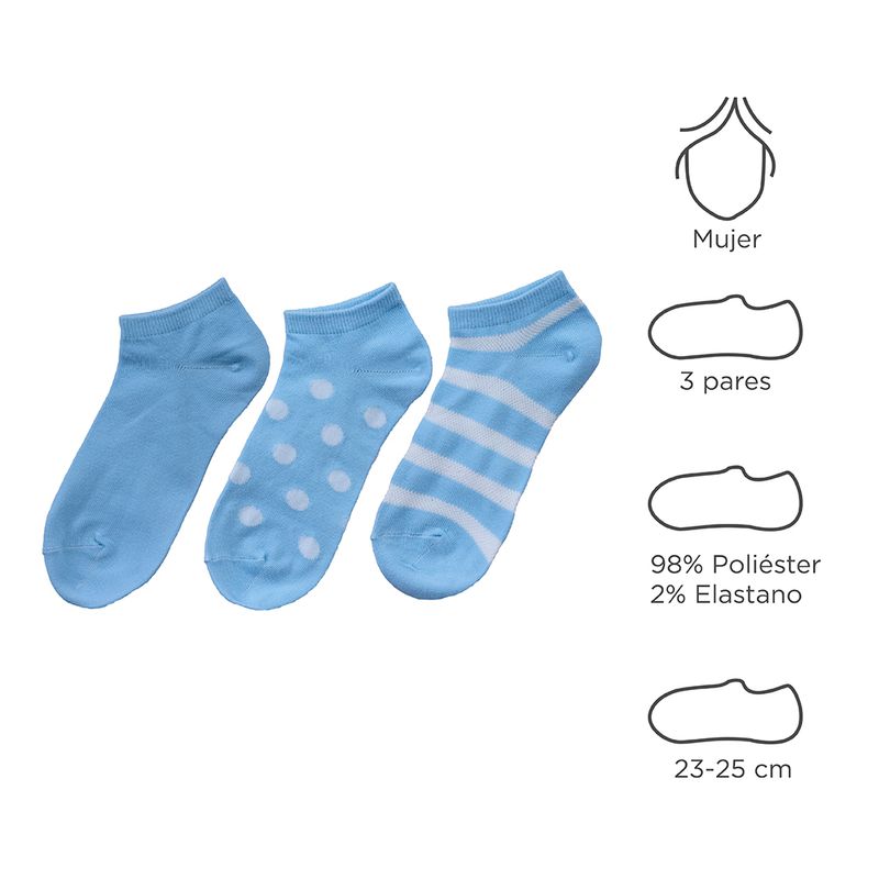 Medias-para-Mujer-Dise-o-Mixtos-3-Pares-Azul-Medias-para-Mujer-Dise-o-Mixtos-3-Pares-Azul-3-18975