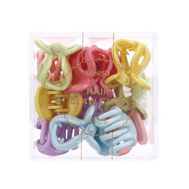 Pinza para Cabello Mini 12 Pzas Mix de Colores Multicolor