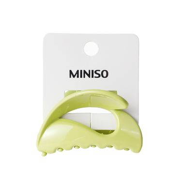 Caimán para Cabello Diseño Corazón Miniso Verde