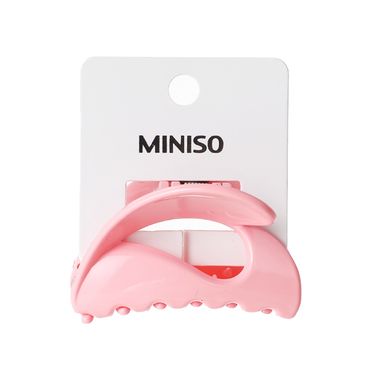 Caimán para Cabello Diseño Corazón Miniso Rosado