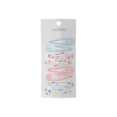 Paquete de Hebillas para Cabello en Forma de Gota 8 Pzas Mariposas Multicolor