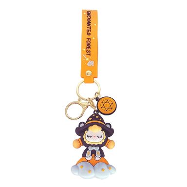 Llavero Miniso Bosque Mágico Naranja