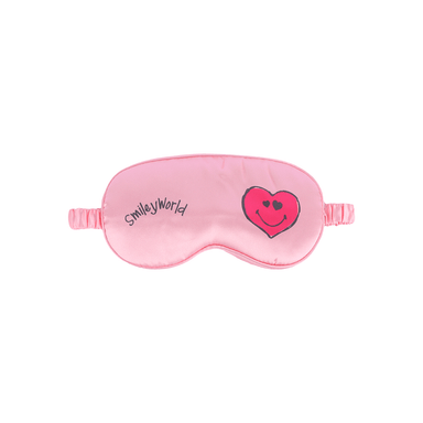 Antifaz para Dormir Colección Smiley World Rosa