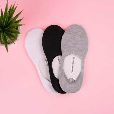 Medias para Mujer Miniso Control de Olor Colores Básicos 3 Pares