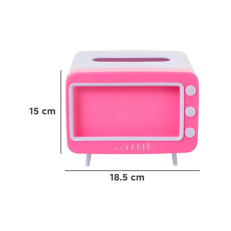 Caja-de-Pa-uelos-en-Forma-de-Tv-con-Soporte-para-Tel-fono-P-rpura-y-Rosa-6-19488