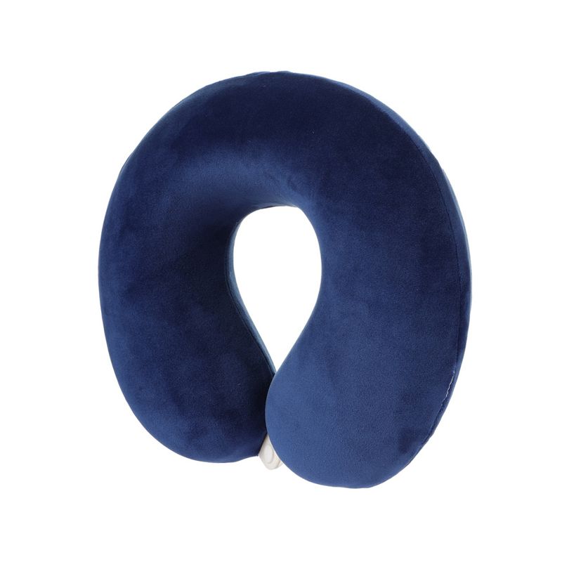 Almohada-de-Viaje-en-Forma-de-U-Color-Solido-Azul-Marino-2-19069