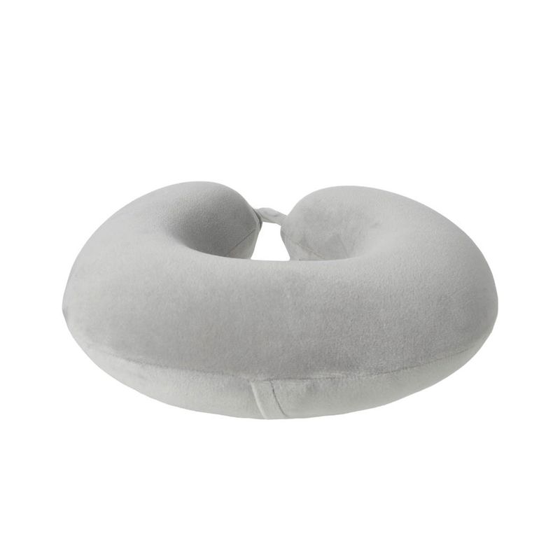 Almohada-de-Viaje-en-Forma-de-U-de-Color-Solido-Gris-3-19070