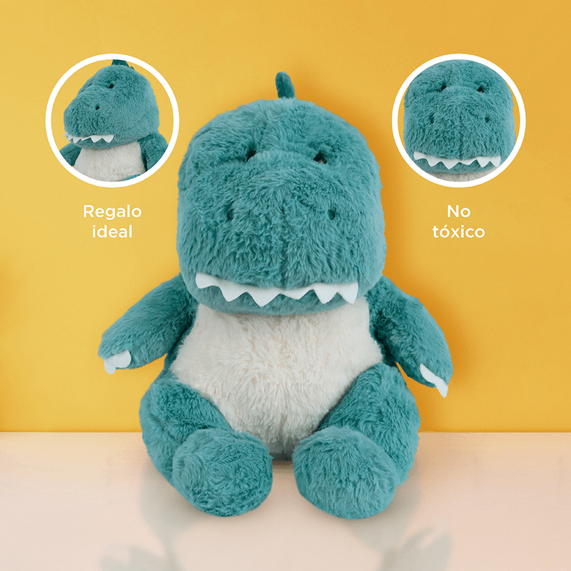 Peluche Dinosaurio Verde Serie Miniso