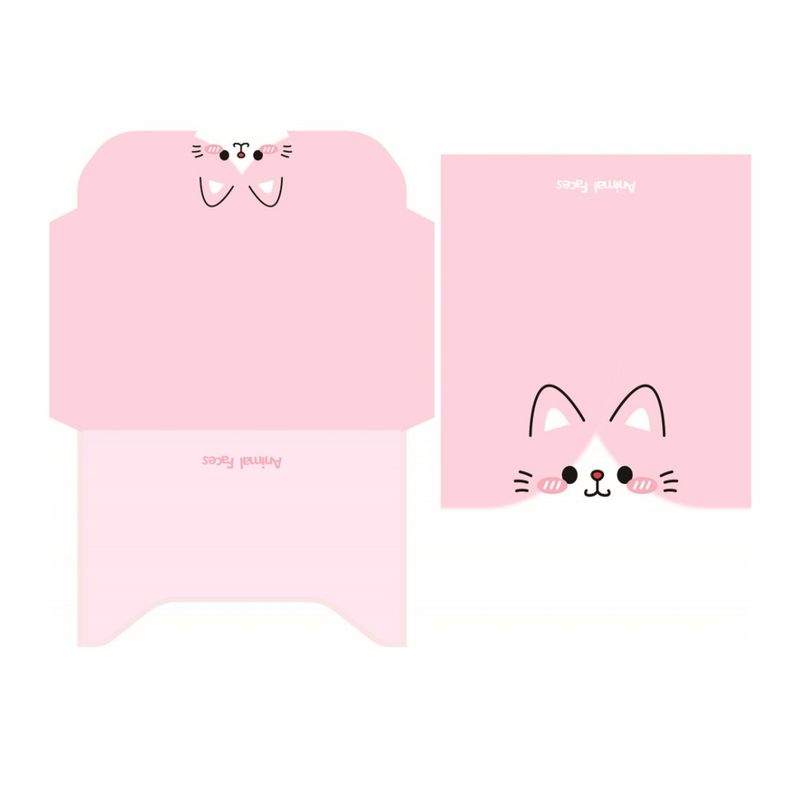 Tarjeta-de-Ocasi-n-Gato-Rosa-Serie-Animal-Faces-2-19093