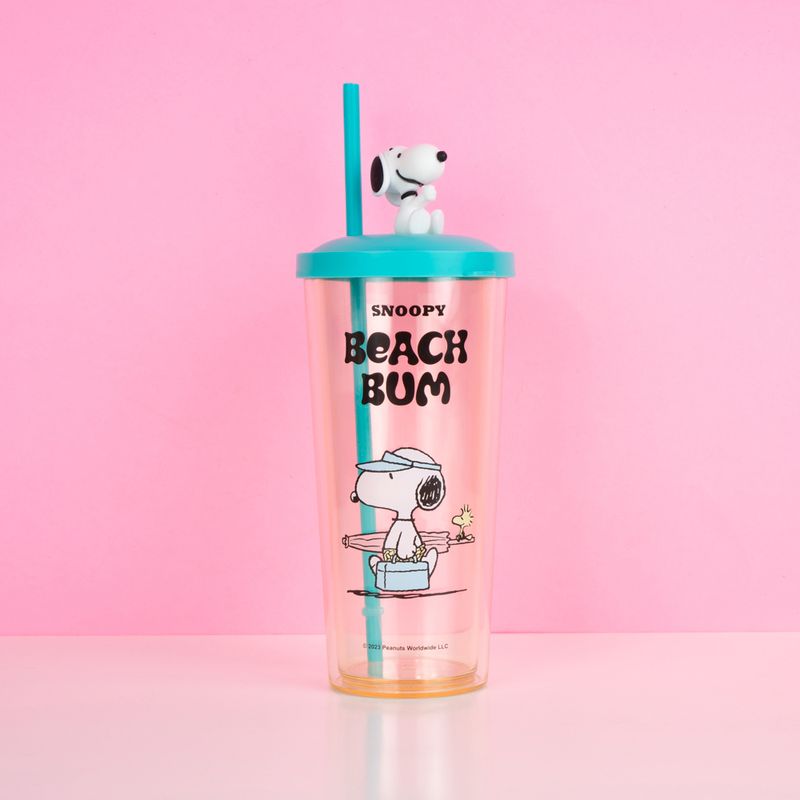 Vaso-de-Pl-stico-Colecci-n-Snoopy-Summer-Travel-con-Pitillo-550-Ml-Aguamarina-8-19352
