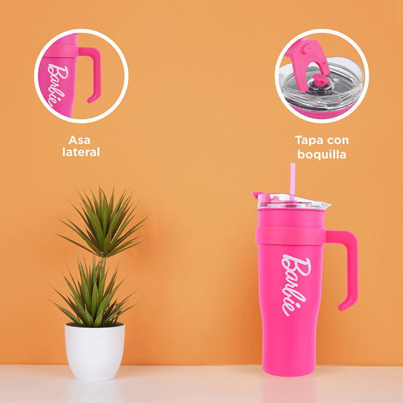 Vaso-de-Acero-con-Pitillo-1600Ml-Rosa-Colecci-n-Barbie-5-19400