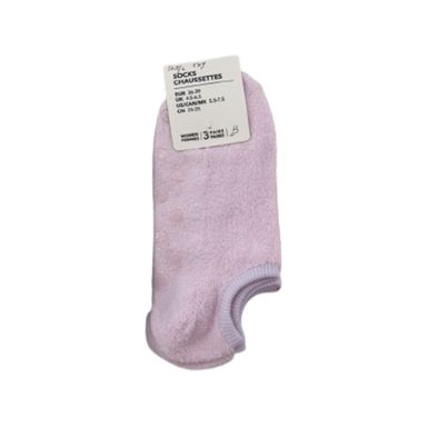 Medias Afelpadas con Antideslizante 3 Pares Lila